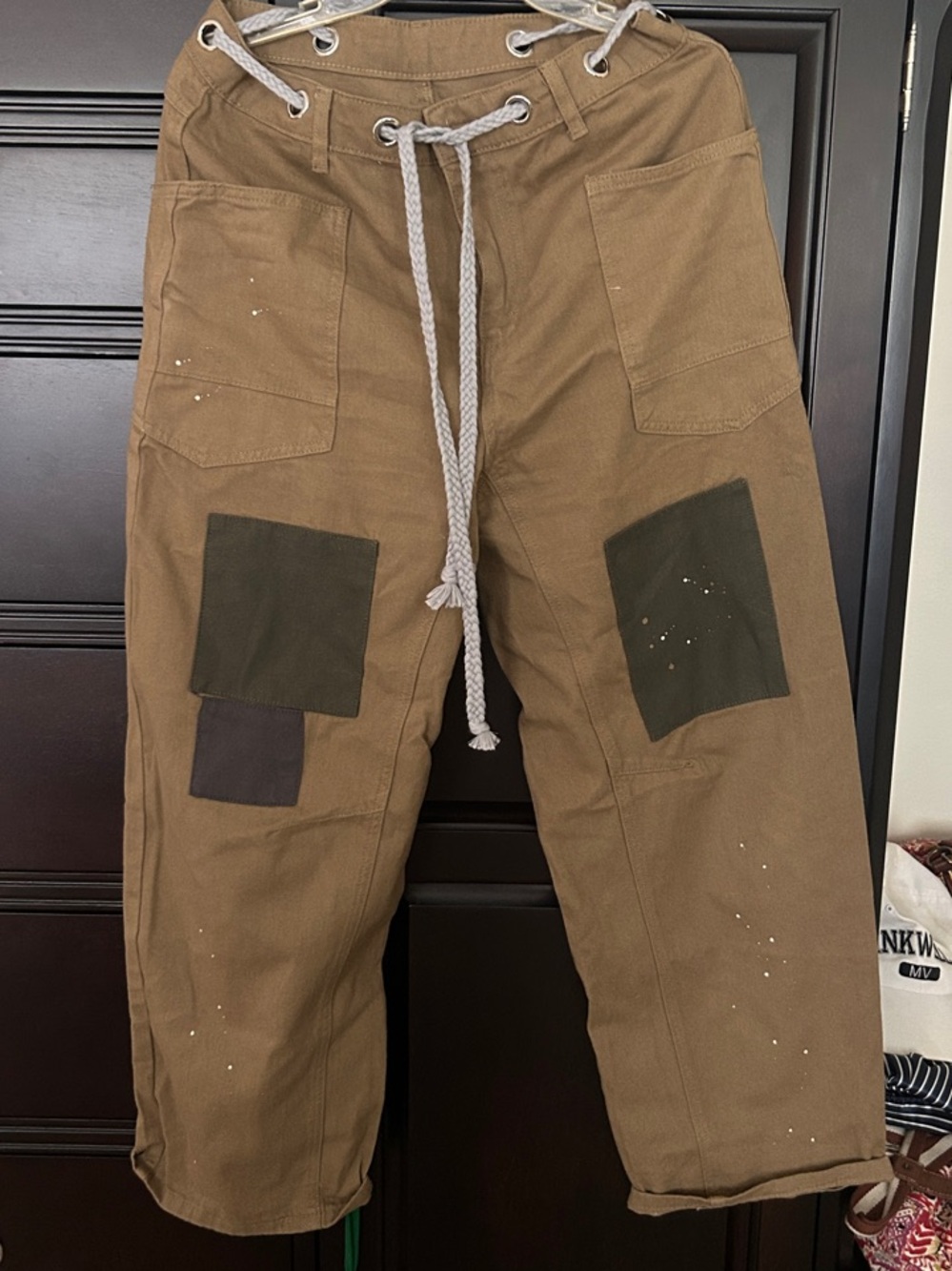 Drawstring Barrel Trousers